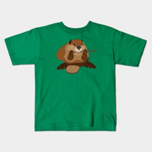 Bucky Beaver Kids T-Shirt